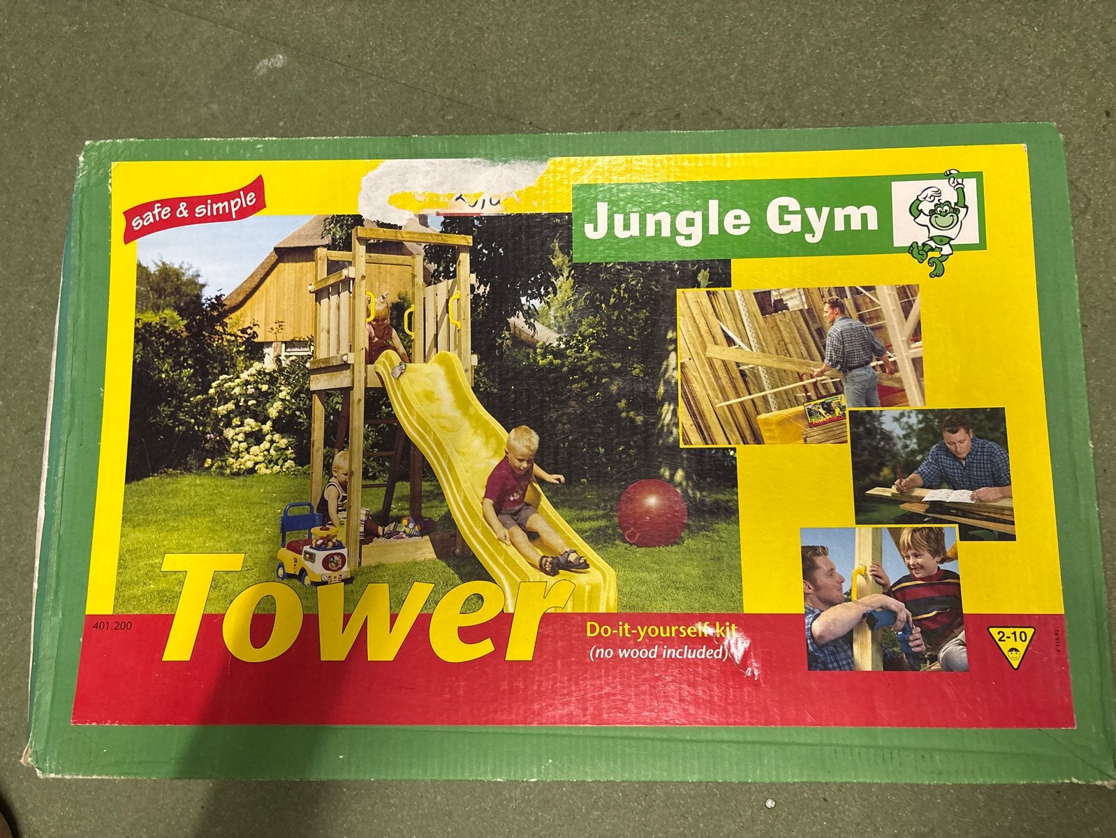 Jungle Gym Tower - Doe-het-zelf speeltoestel (excl. hout), Ophalen of Verzenden, Nieuw, Klimwand