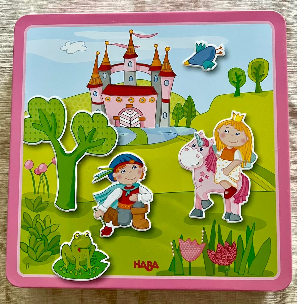 HABA magneetspeeldoos feeëntuin te koop zgan, Ophalen of Verzenden, Zo goed als nieuw