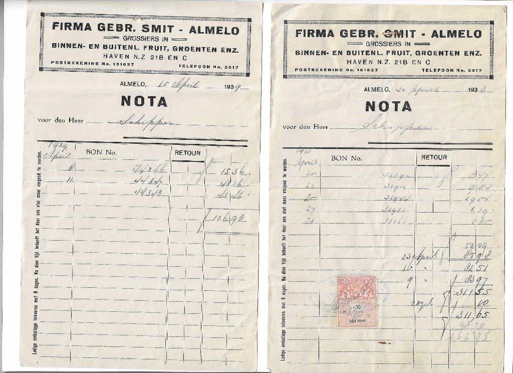 ALMELO 1938/1939, Verzamelen, Ophalen of Verzenden, Gebruikt
