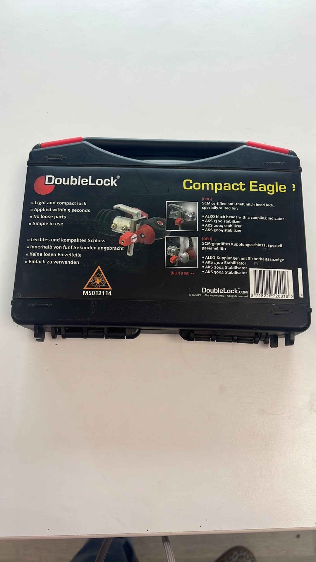 Double lock aanhanger slot nieuw, Ophalen of Verzenden, Nieuw