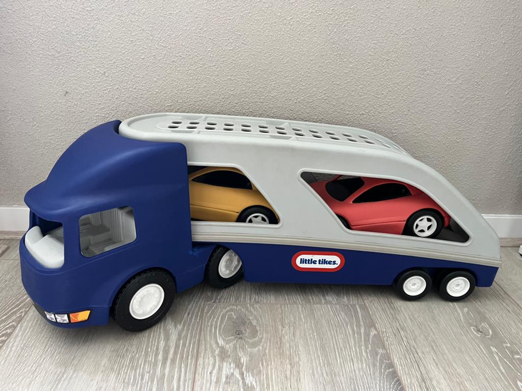 Little Tikes autotransporter, Ophalen, Zo goed als nieuw