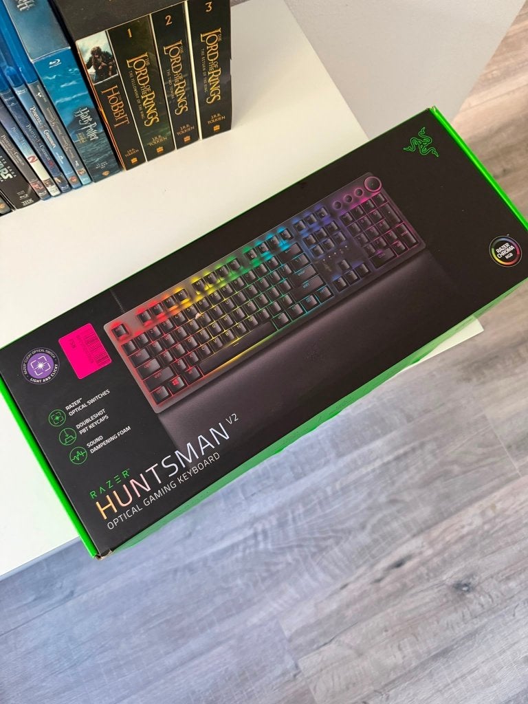 Razer Huntsman V2 Optisch Gaming Toetsenbord - Zgan, Computers en Software, Toetsenborden, Ergonomisch, Ophalen of Verzenden, Zo goed als nieuw