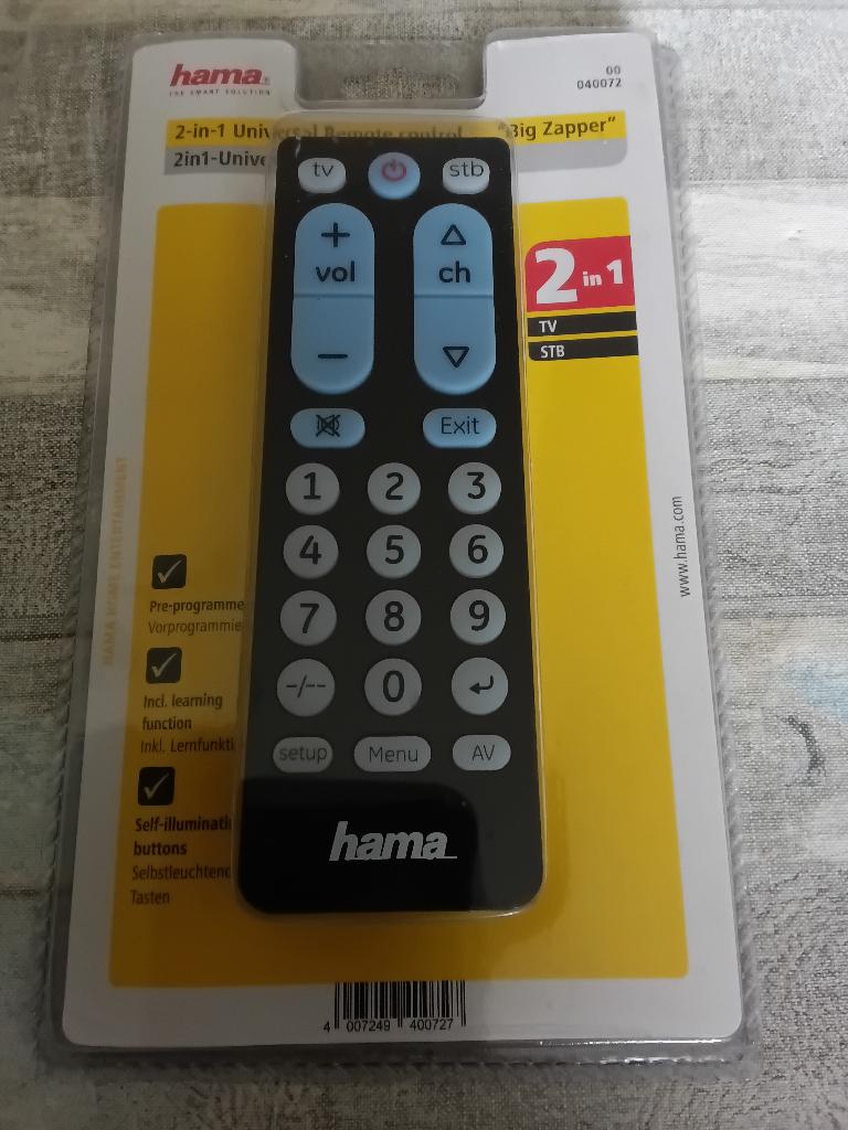 Afstandsbediening TV/STB, Ophalen of Verzenden, Nieuw, Universeel, Tv
