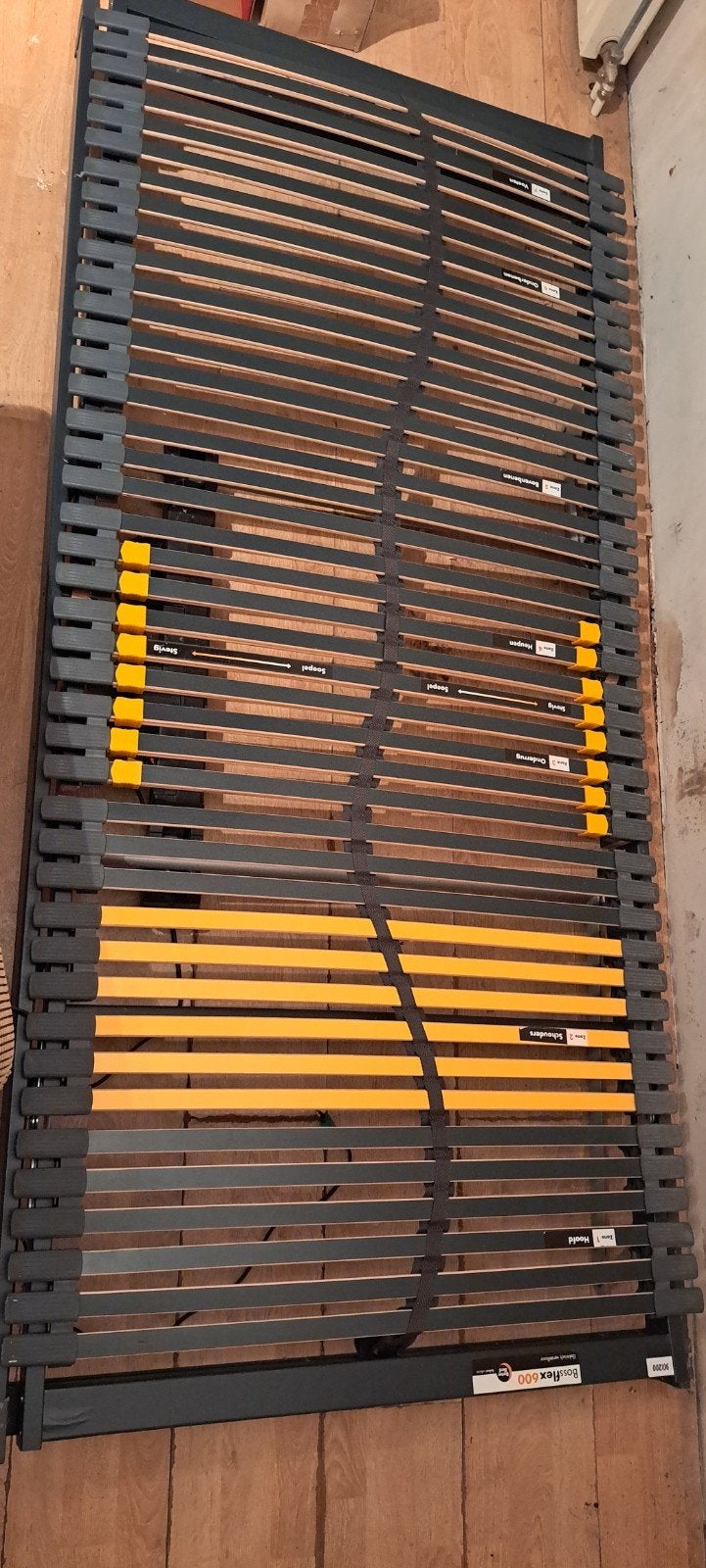 Elektrisch verstelbare lattenbodem 90x200 cm, Ophalen, 90 cm, Eenpersoons, Zo goed als nieuw