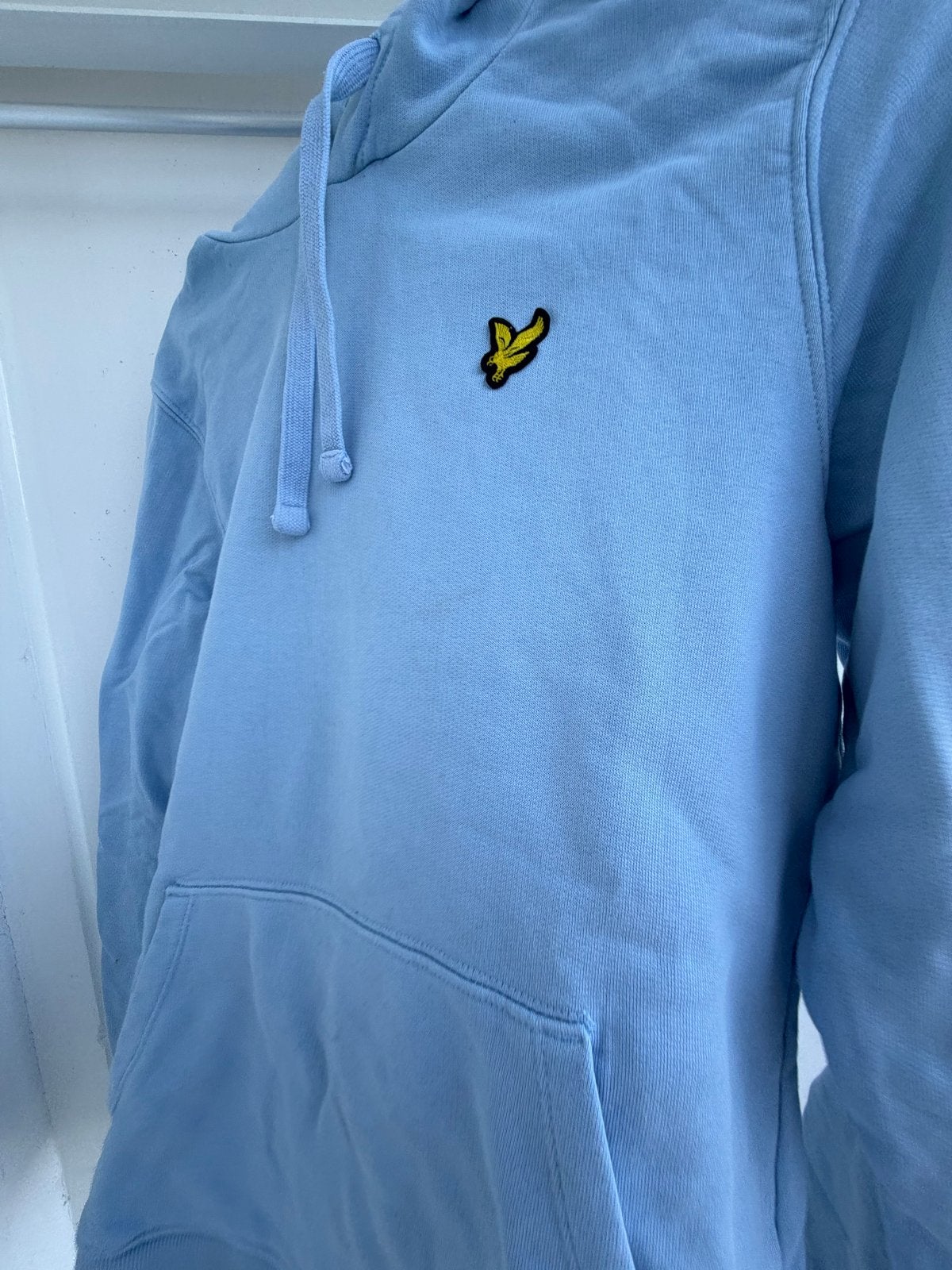 Lyle & Scott hoodie lichtblauw maat XS, Verzenden, Gedragen, Maat 46 (S) of kleiner, Blauw