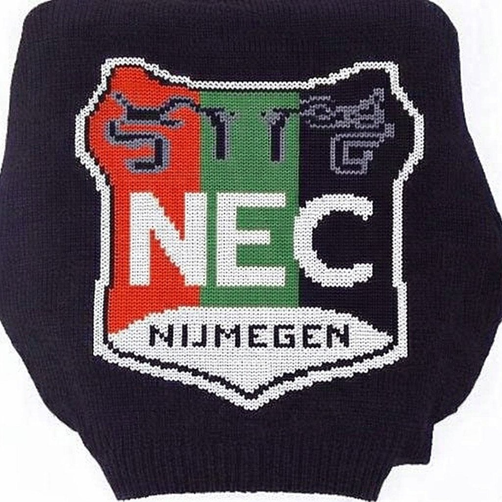 NEC logo trui breipatroon, Hobby en Vrije tijd, Ophalen of Verzenden, Zo goed als nieuw, Breien, Patroon of Boek