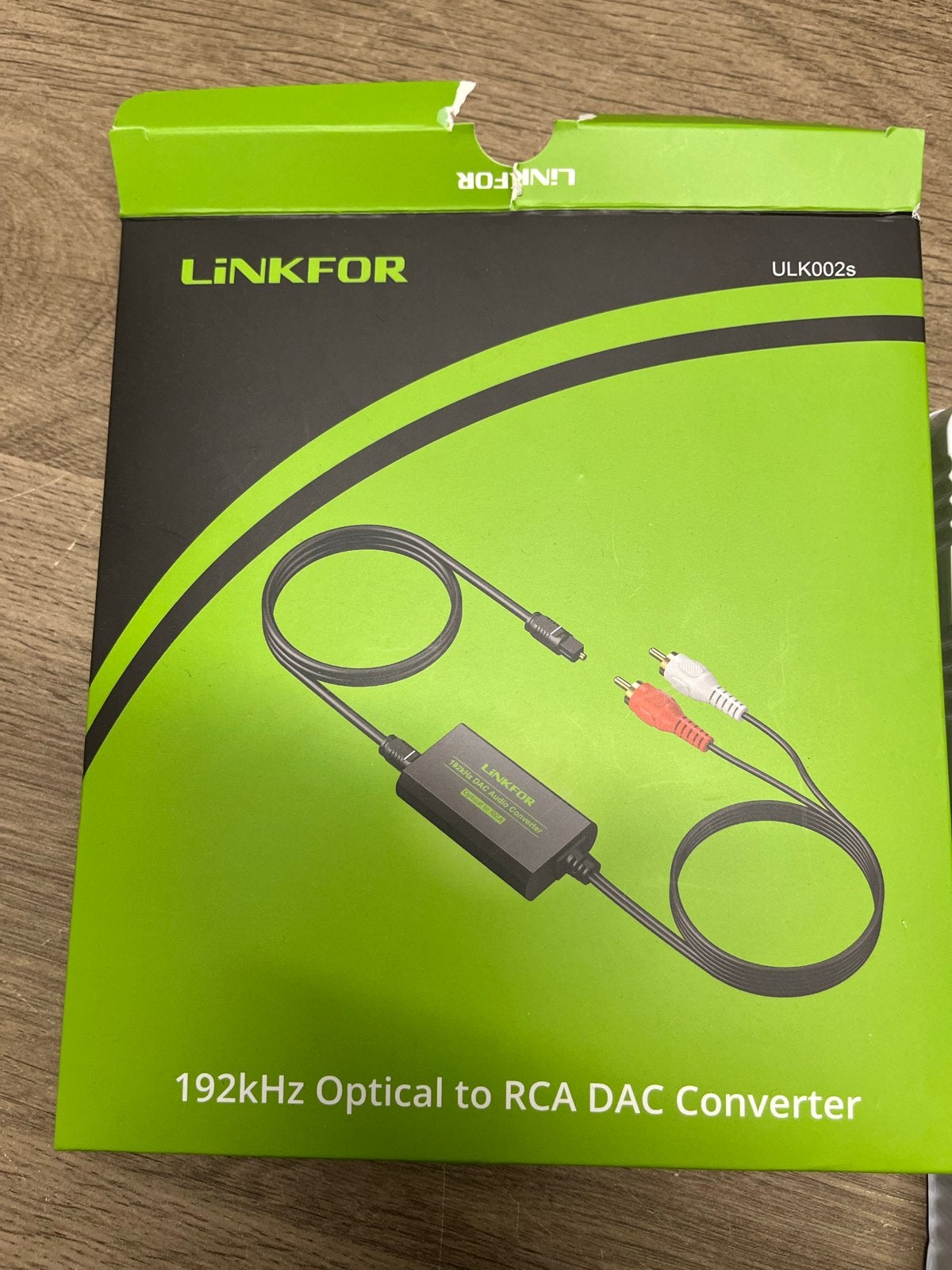 LINKFOR 192kHz Optische naar RCA DAC Converter, Ophalen of Verzenden, Nieuw