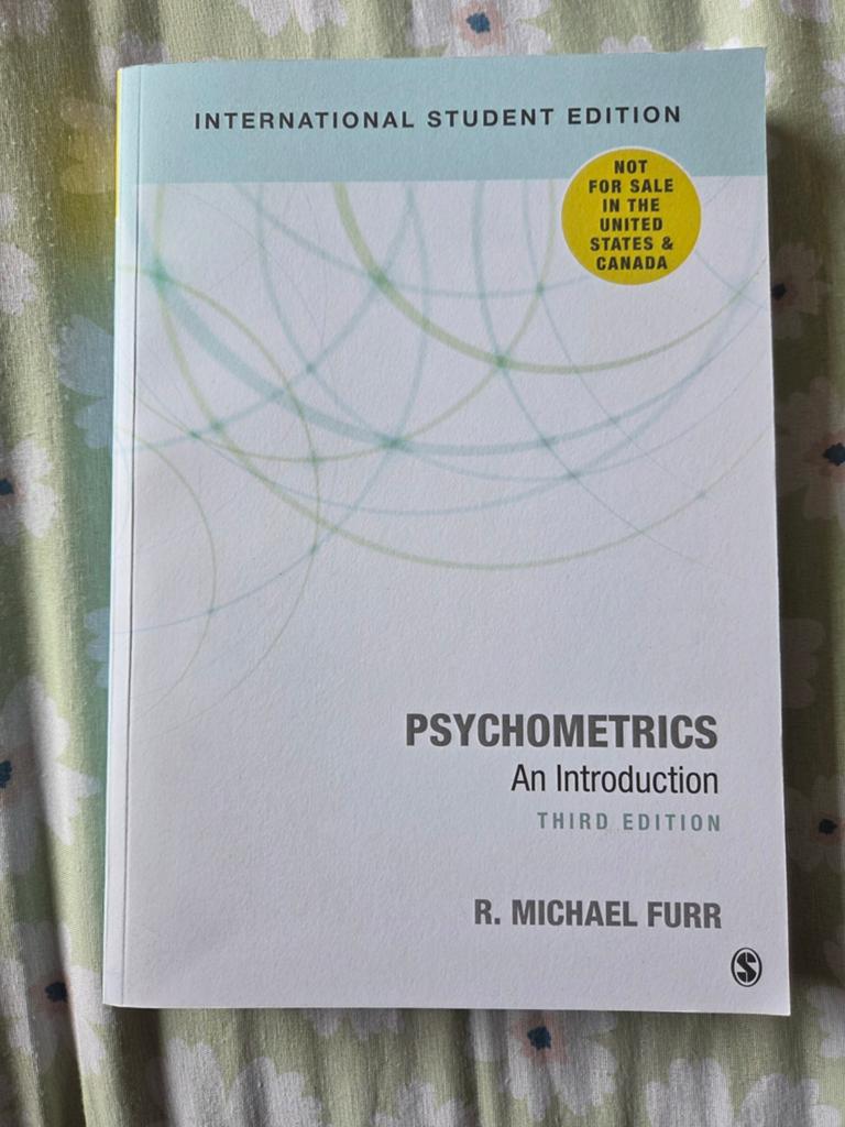 Psychometrics: An Introduction - R. Michael Furr, Boeken, R. Michael Furr, Verzenden, HBO, Zo goed als nieuw
