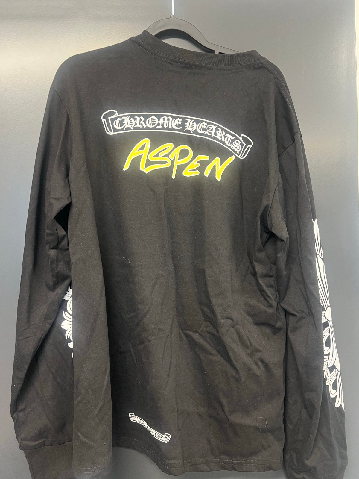 Chrome Hearts Aspen Longsleeve Zwart, Ophalen of Verzenden, Zo goed als nieuw, Overige maten, Zwart