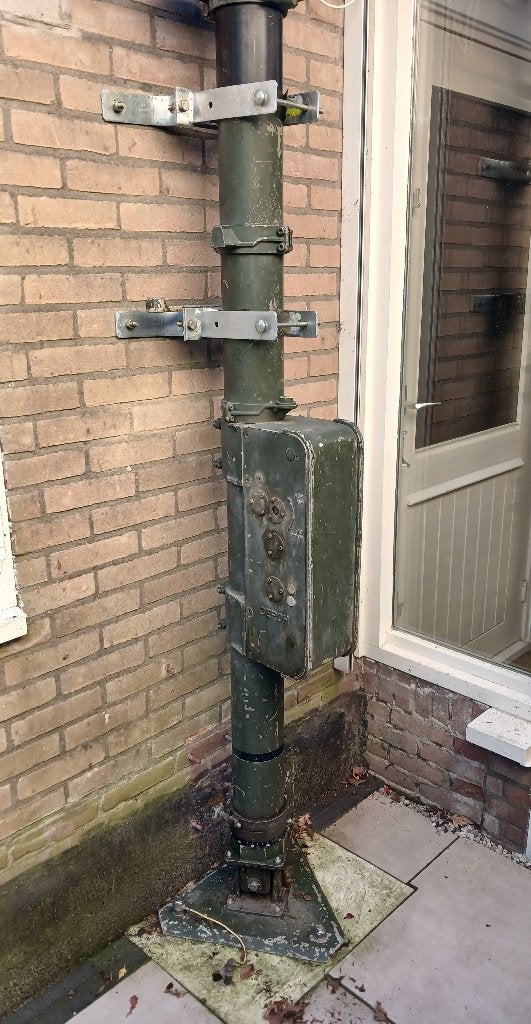 Gerohmast KMR 100 + draadloze elektrische lier (nieuw), Ophalen, Zo goed als nieuw, Mast