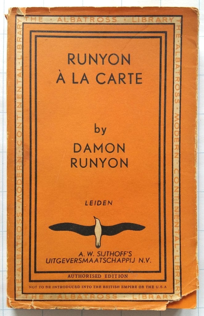 Runyon à la Carte - Damon Runyon, Gelezen, Ophalen of Verzenden, Damon Runyon, Amerika