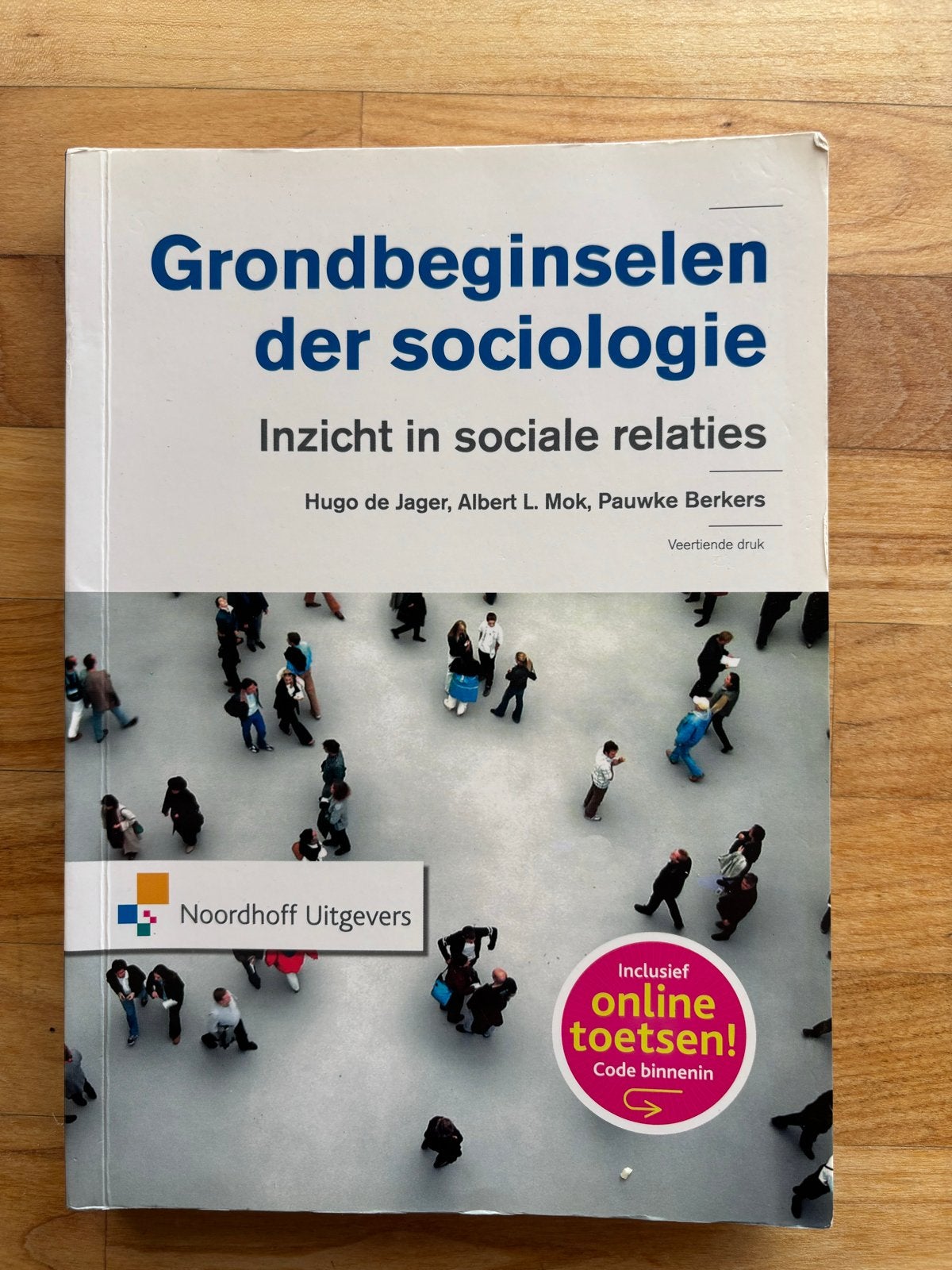 Grondbeginselen der sociologie - Hugo de Jager e.a., Ophalen of Verzenden, Gamma, Zo goed als nieuw, HBO