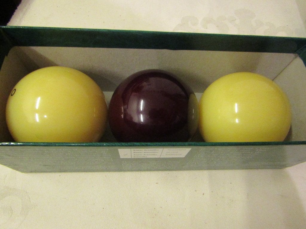Belgische Aramith Super Aramith Biljartballen, Ophalen of Verzenden, Zo goed als nieuw, Keu of Ballen