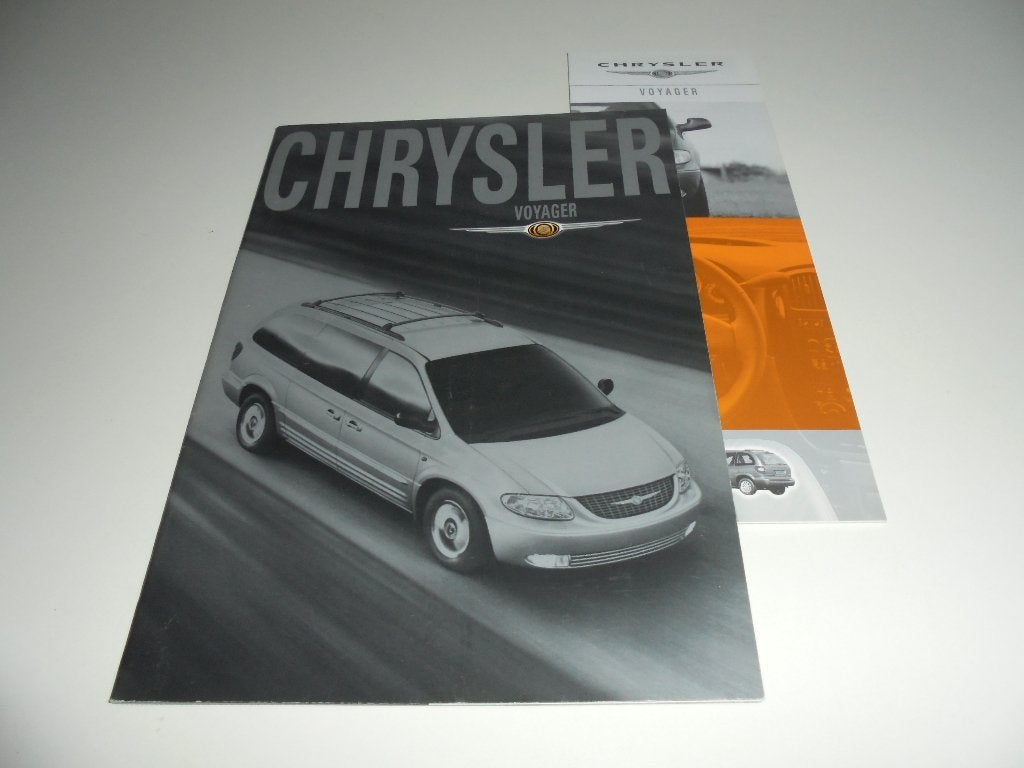 brochure Chrysler Voyager  2001, Ophalen of Verzenden, Nieuw, Overige merken