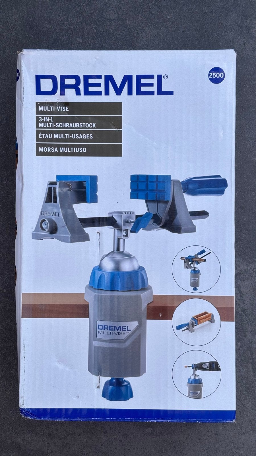 Dremel Multi-Vise 3-in-1 Bankschroef ongebruikt, Ophalen of Verzenden, Nieuw, Bankschroef