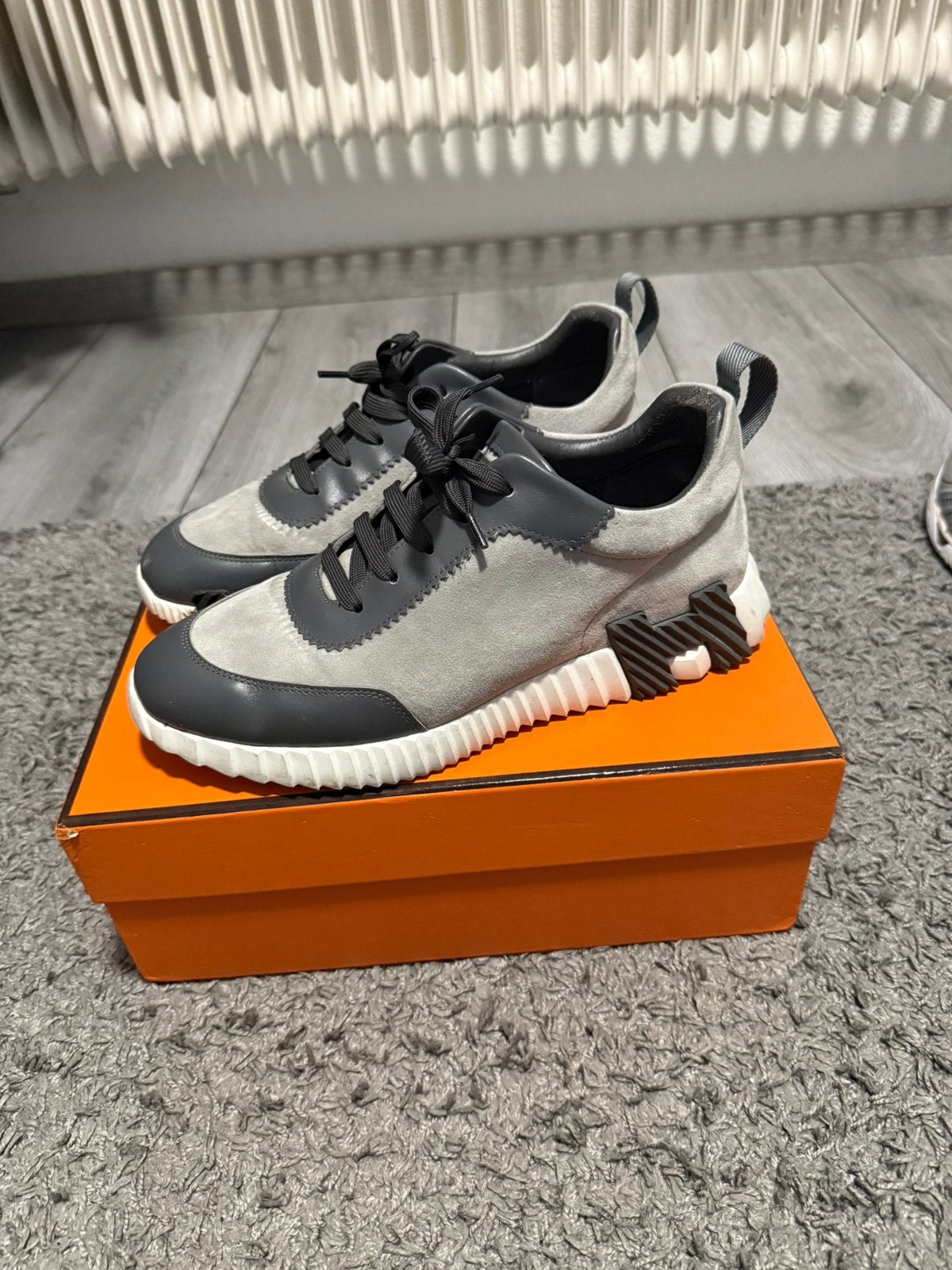 Hermes bouncing sneaker, Ophalen of Verzenden, Zwart