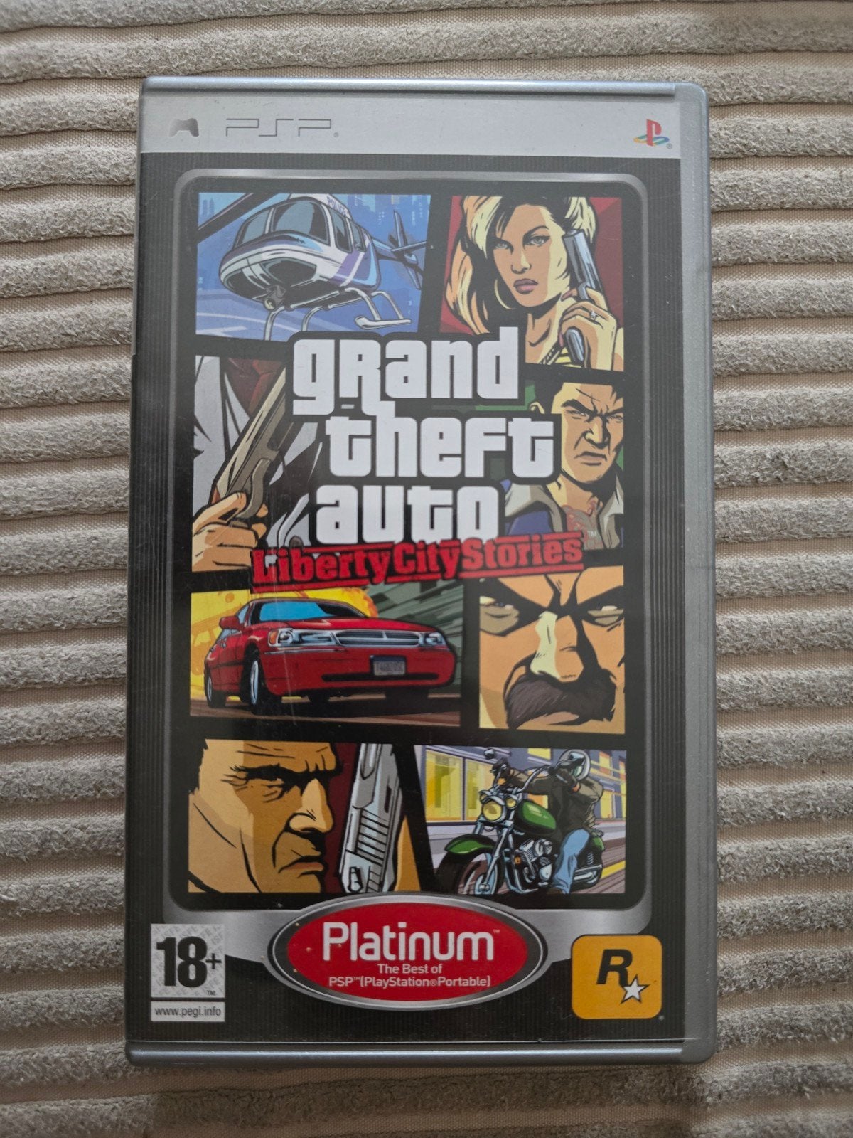Grand Theft Auto: Liberty City Stories PSP Platinum, Ophalen of Verzenden, Gebruikt, Avontuur en Actie, Vanaf 18 jaar