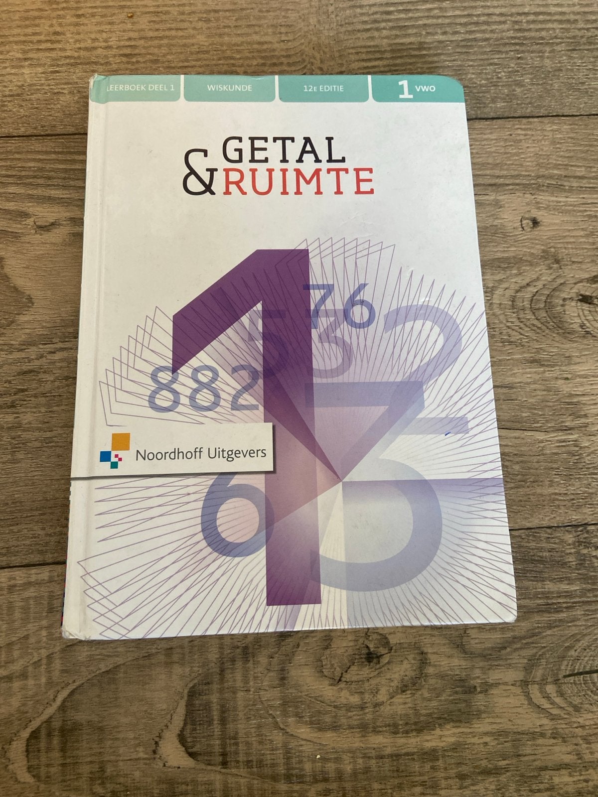 Getal & Ruimte Wiskunde VWO 1 Leerboek Deel 1 12e editie, Boeken, Ophalen of Verzenden, Zo goed als nieuw, VWO, Wiskunde A
