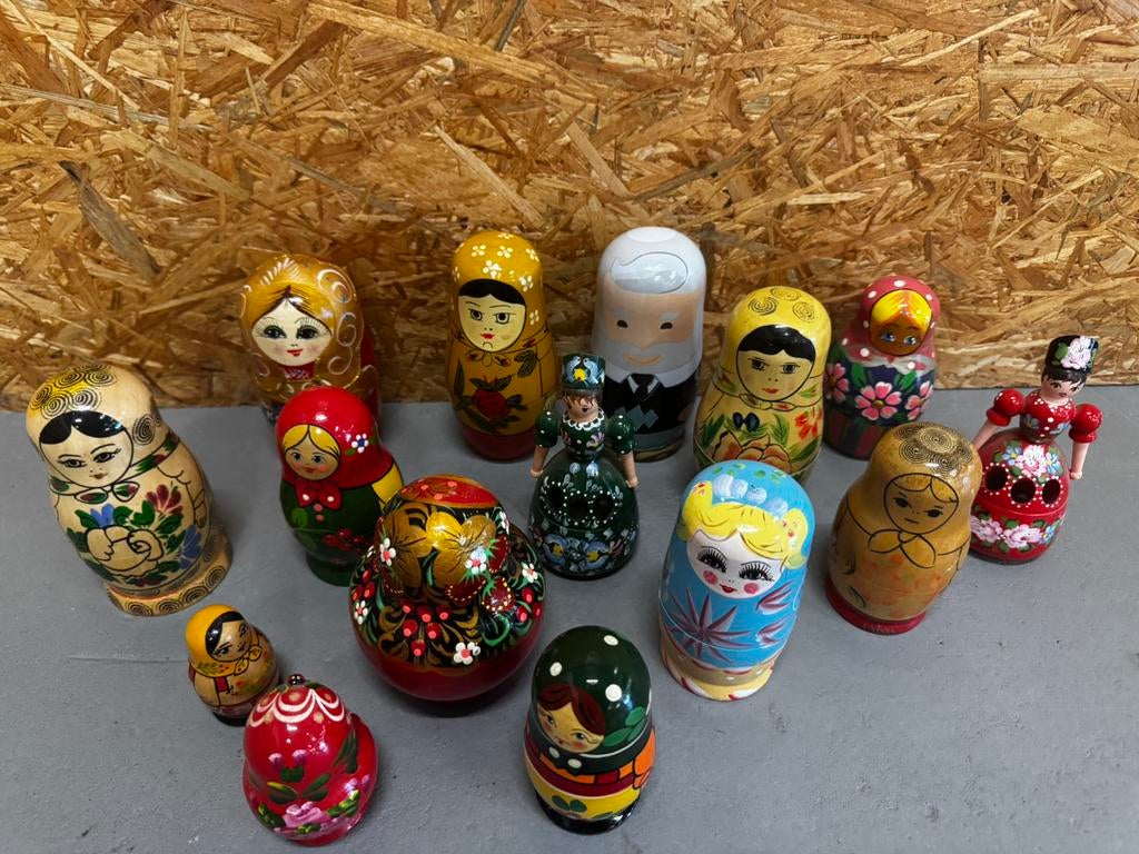 Prachtige Collectie  Matroesjka / Baboesjka Poppen - ReK4, Ophalen of Verzenden, Zo goed als nieuw, X, X