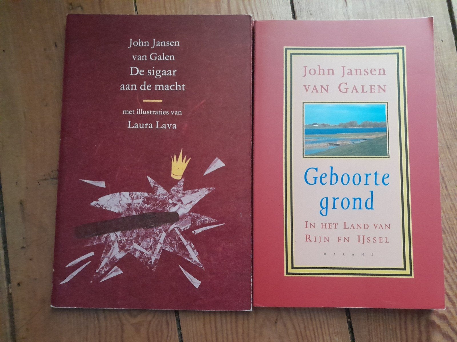 2 gesigneerde boeken van John Jansen van Galen, Ophalen of Verzenden, Gelezen, John Jansen van Galen, Nederland