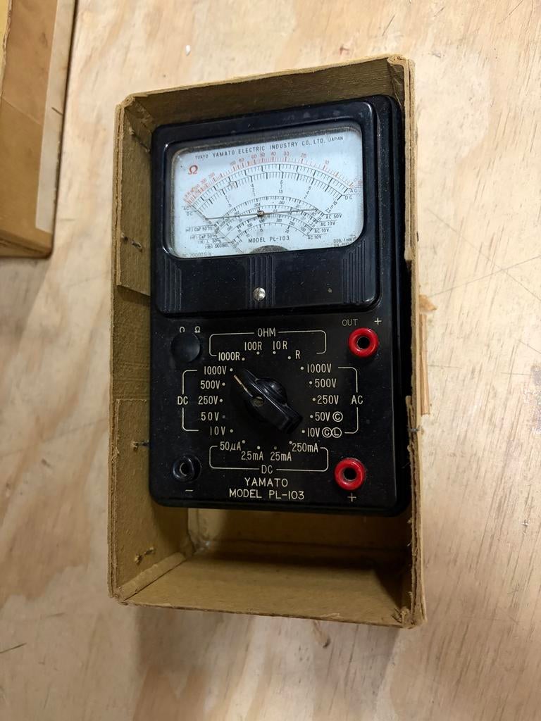 Vintage Yamato PL-103 Multimeter - Electronica de Boer, Ophalen, Gebruikt, Multimeter