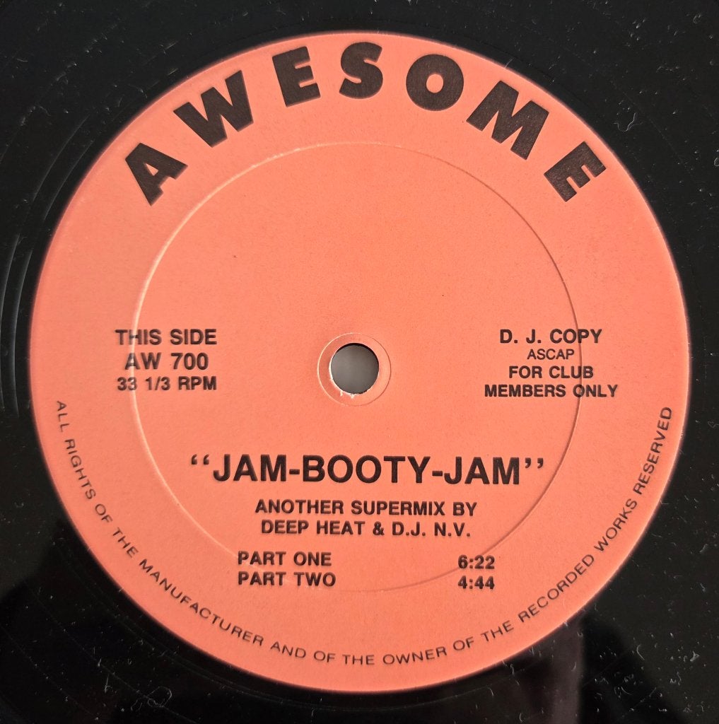 Medley-AWESOME-Jam Booty Jam-AWESOME RECORDS, Gebruikt, Verzenden, Disco, 12 inch