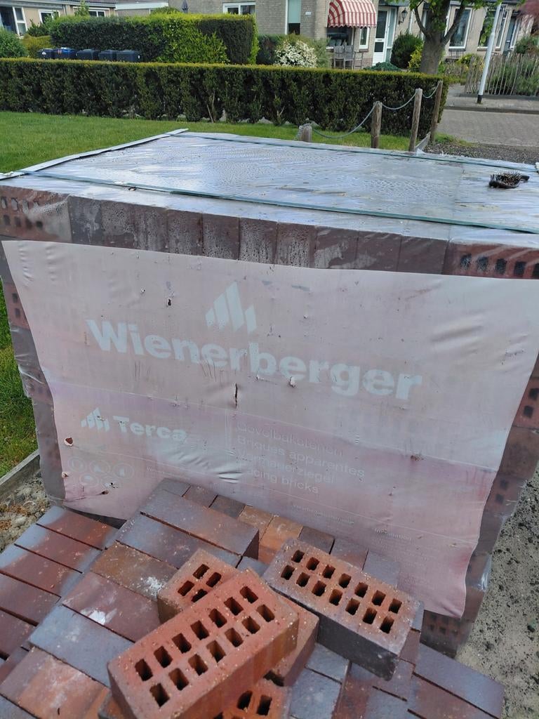Wienerberger Terca Bakstenen - Nieuw op Pallet, Doe-het-zelf en Verbouw, Ophalen