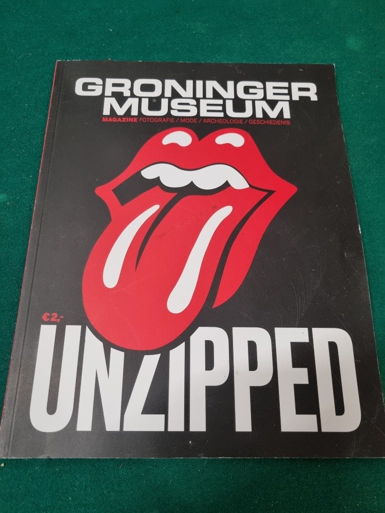 boek groninger museum unzipped rolling stones, Ophalen of Verzenden