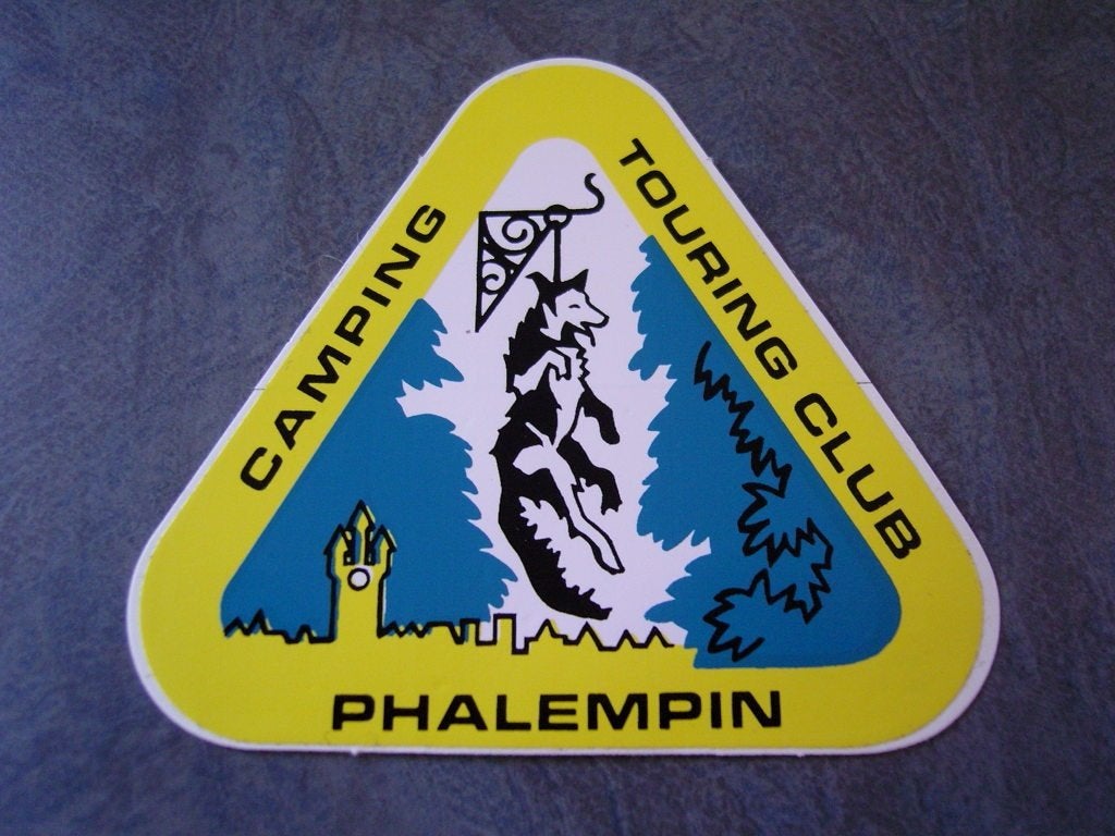 sticker camping touring club phalempin frankrijk, Ophalen, Zo goed als nieuw
