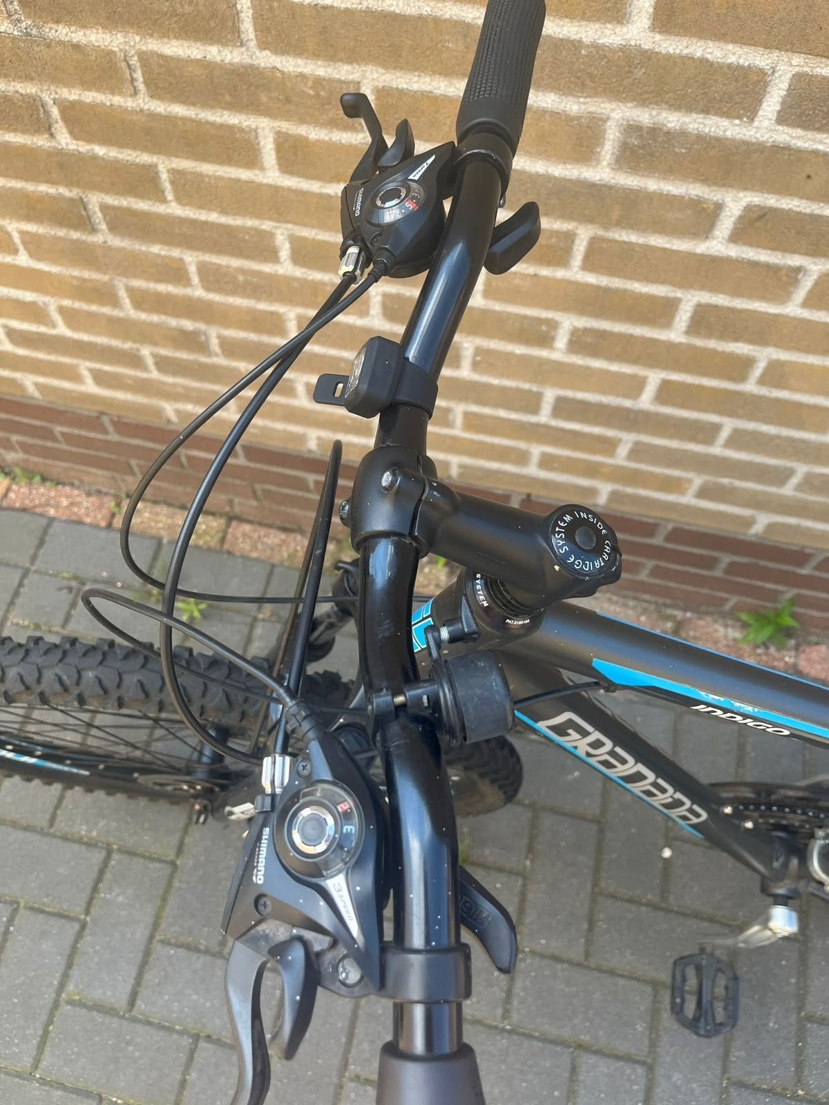 Granada Indigo Mountainbike - 21 versnellingen, Fietsen en Brommers, Gebruikt, Hardtail, Heren, Schijfrem