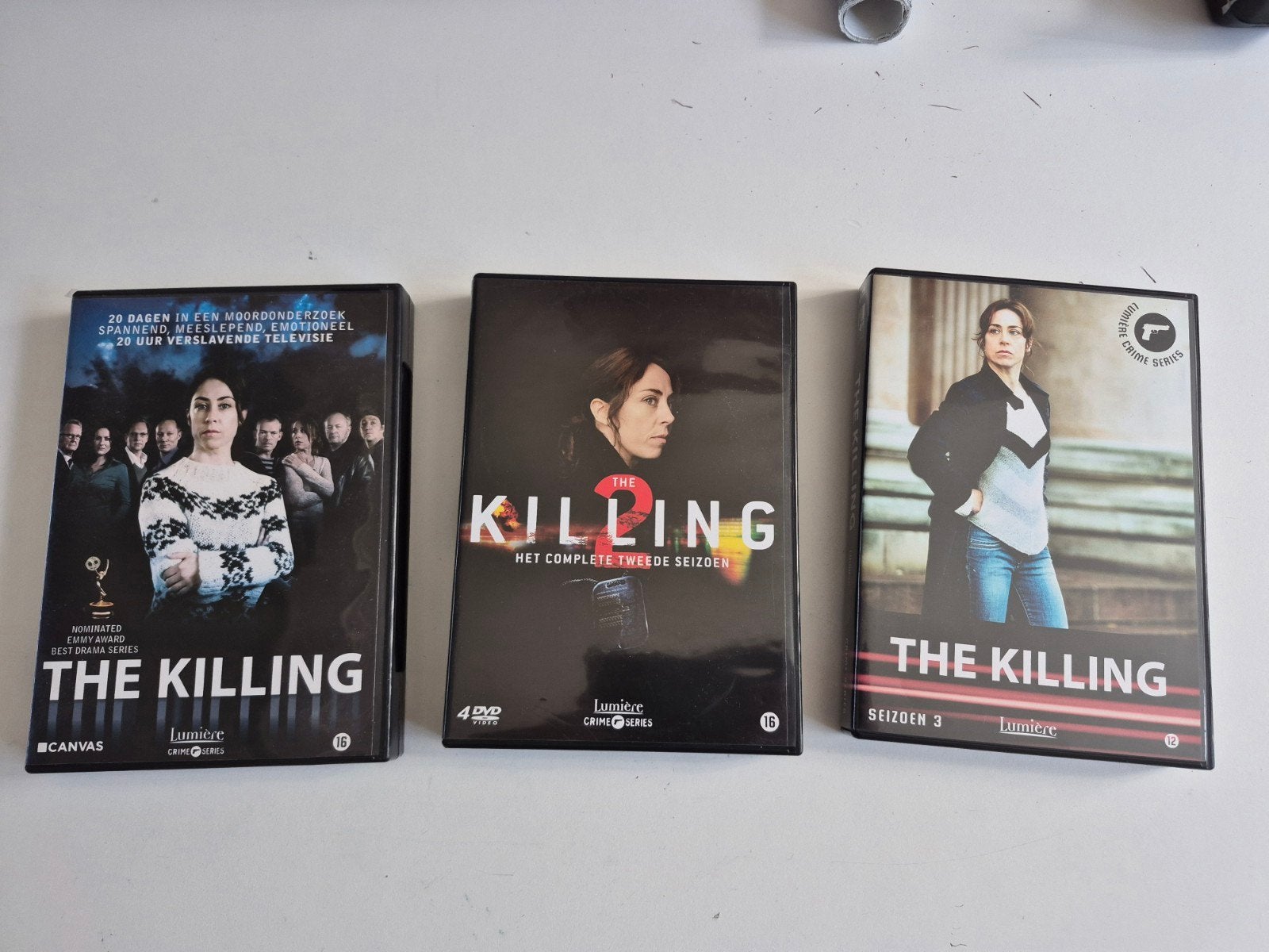 The Killing Complete Serie 1, 2 en 3 DVD Boxset, Vanaf 16 jaar, Nederlands, Ophalen of Verzenden, Detective en Krimi