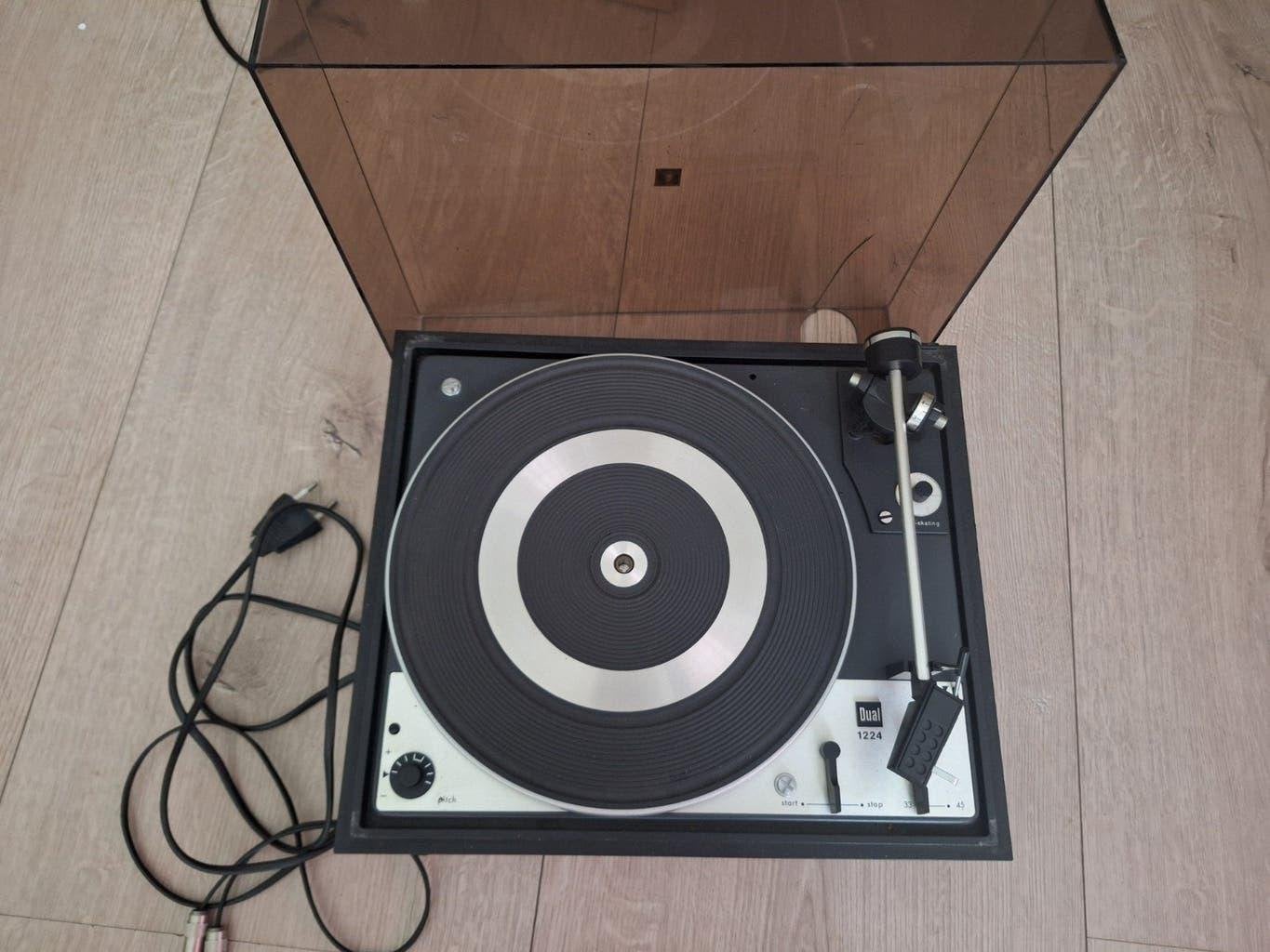 Dual CS 1224 Platenspeler - Vintage Hifi, Ophalen, Gebruikt, Pitch-regelaar, Platenspeler