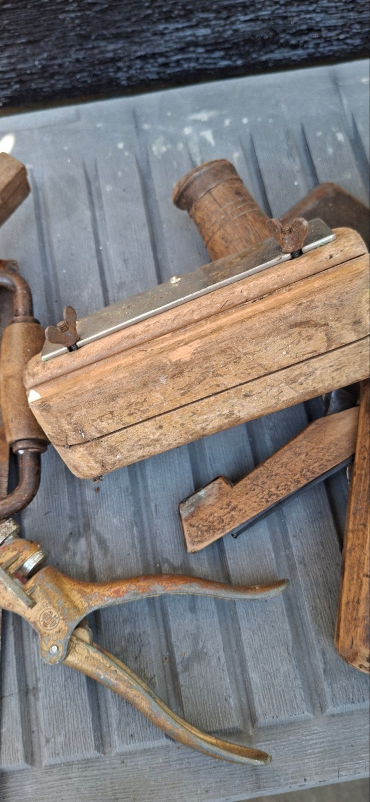 oud timmergereedschap, Ophalen of Verzenden, Gebruikt