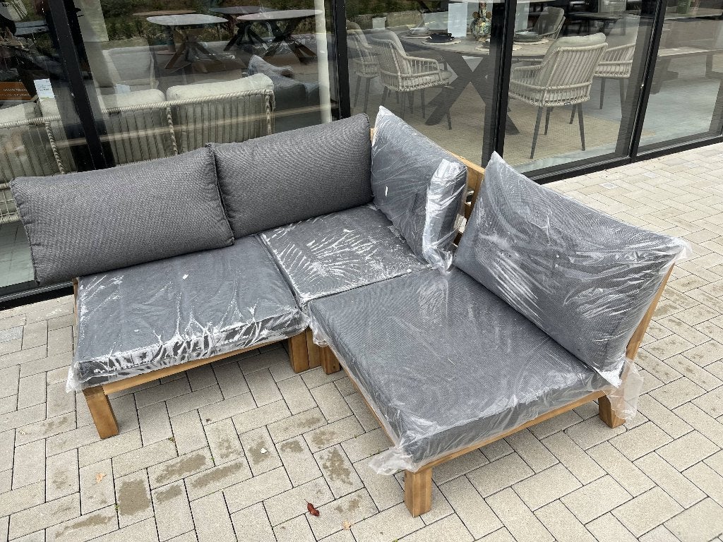 Hoek loungeset Kent | Acacia, Ophalen, 3 zitplaatsen, Zo goed als nieuw, Loungeset