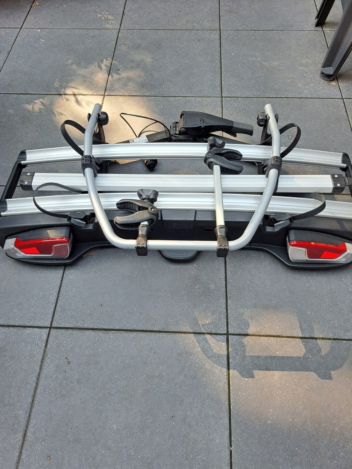 Thule VeloSpace 938 fietsendrager met optionele goot, Auto diversen, Fietsendragers, Ophalen, Elektrische fiets, Zo goed als nieuw