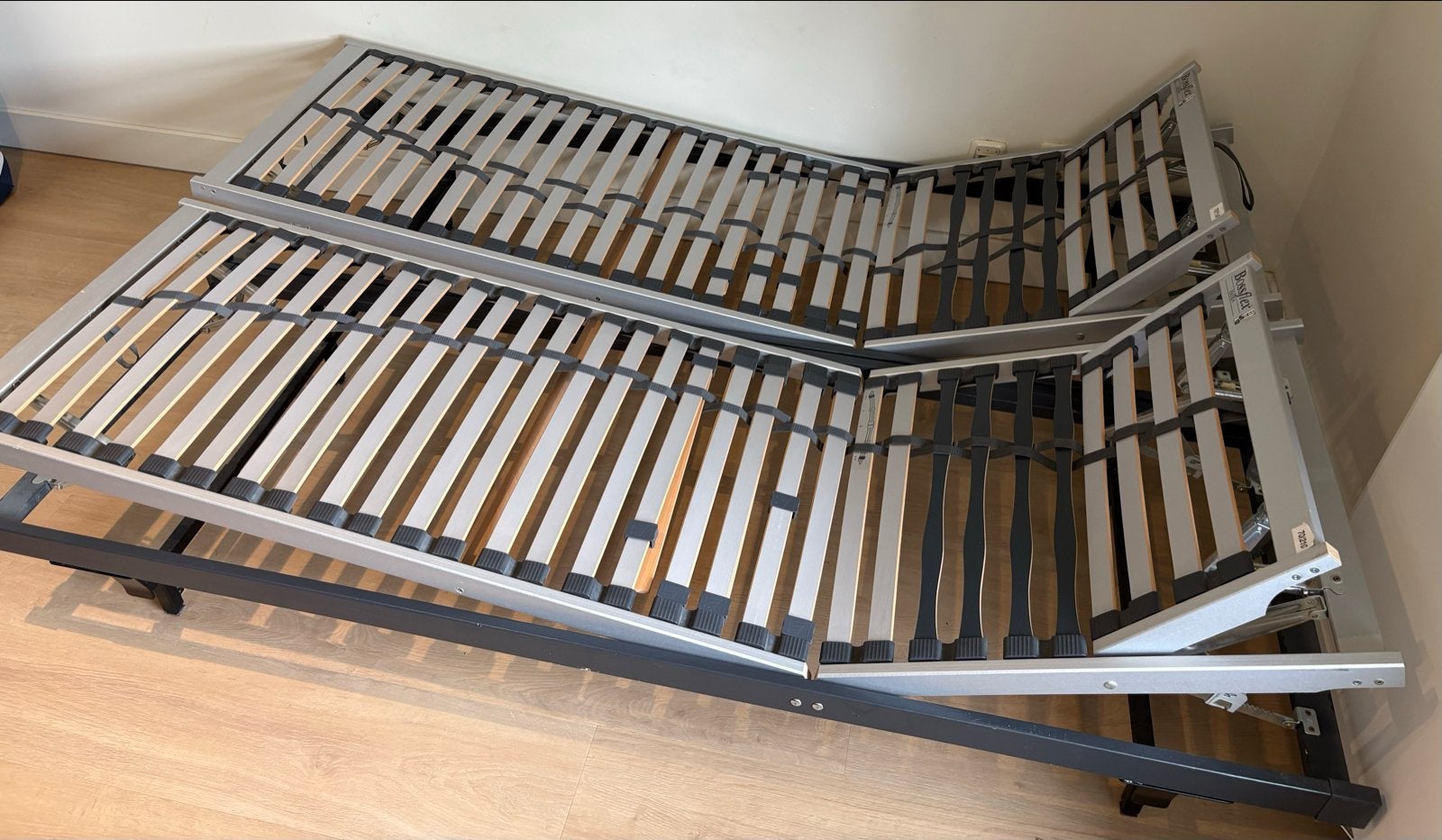Verstelbare lattenbodems 70x210 cm, Ophalen, Gebruikt, 210 cm, Bedbodem