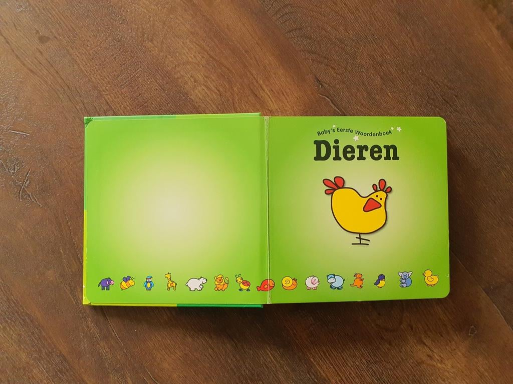 Baby's Eerste Woordenboek: Dieren - Kleurrijk Prentenboek, Boeken, Kinderboeken | Baby's en Peuters, Ophalen of Verzenden, 0 tot 6 maanden