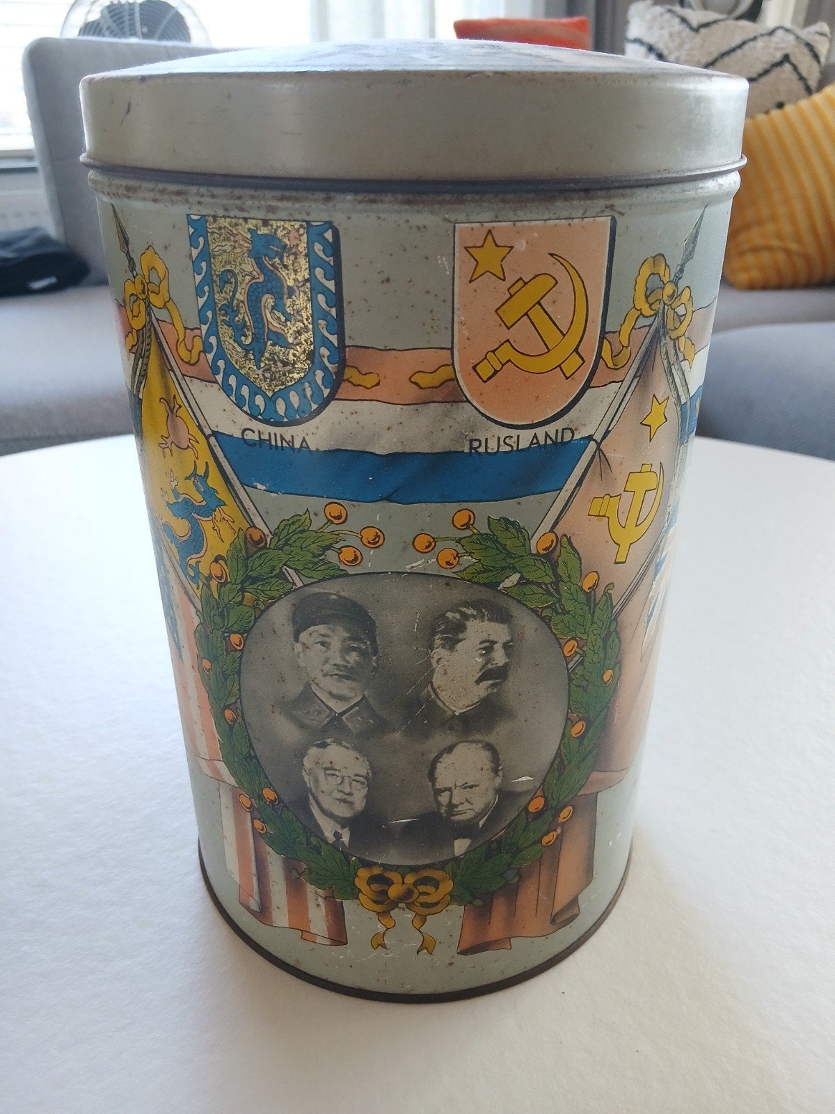 Vintage bevrijdingsblik, Verzamelen, Ophalen of Verzenden, Gebruikt, Overige