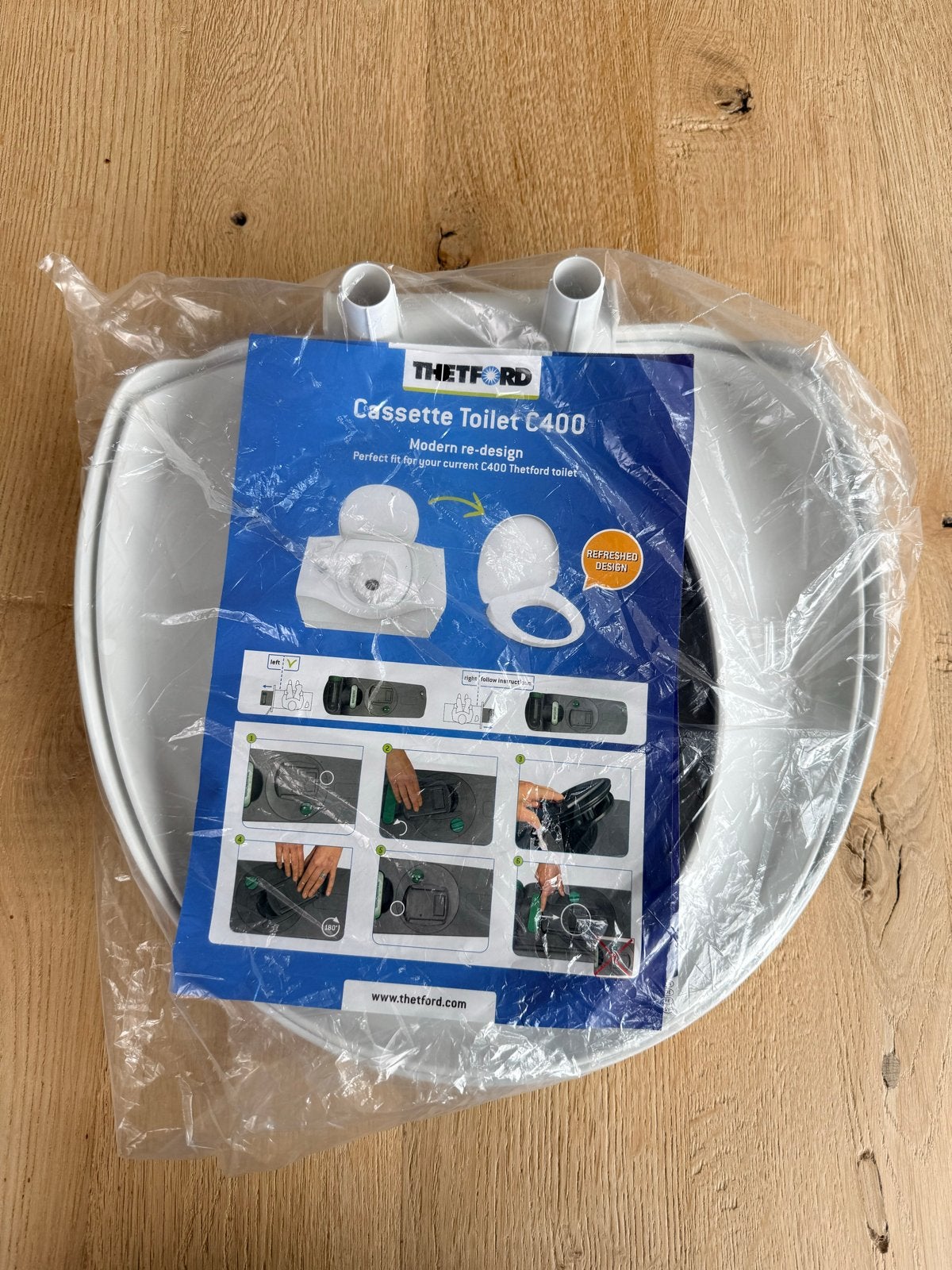 Thetford Cassette Toilet C400 Zitting en Deksel Nieuw, Ophalen of Verzenden, Nieuw