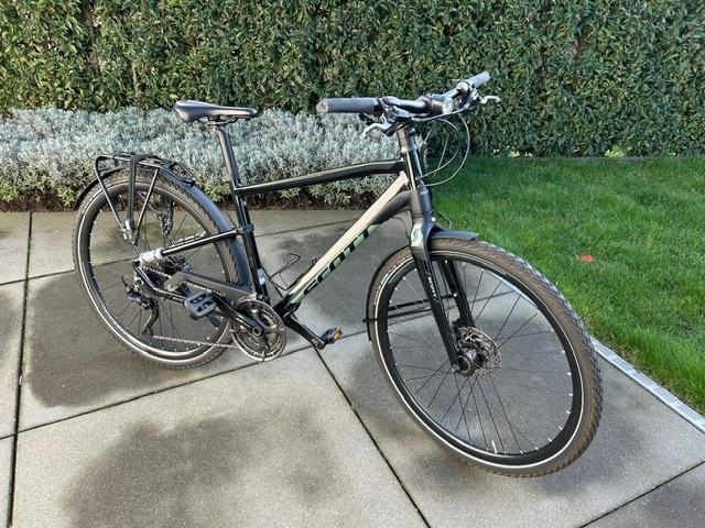 Scott trekkingfiets, Fietsen en Brommers, Gebruikt, Versnellingen, Schijfrem, 53 tot 57 cm
