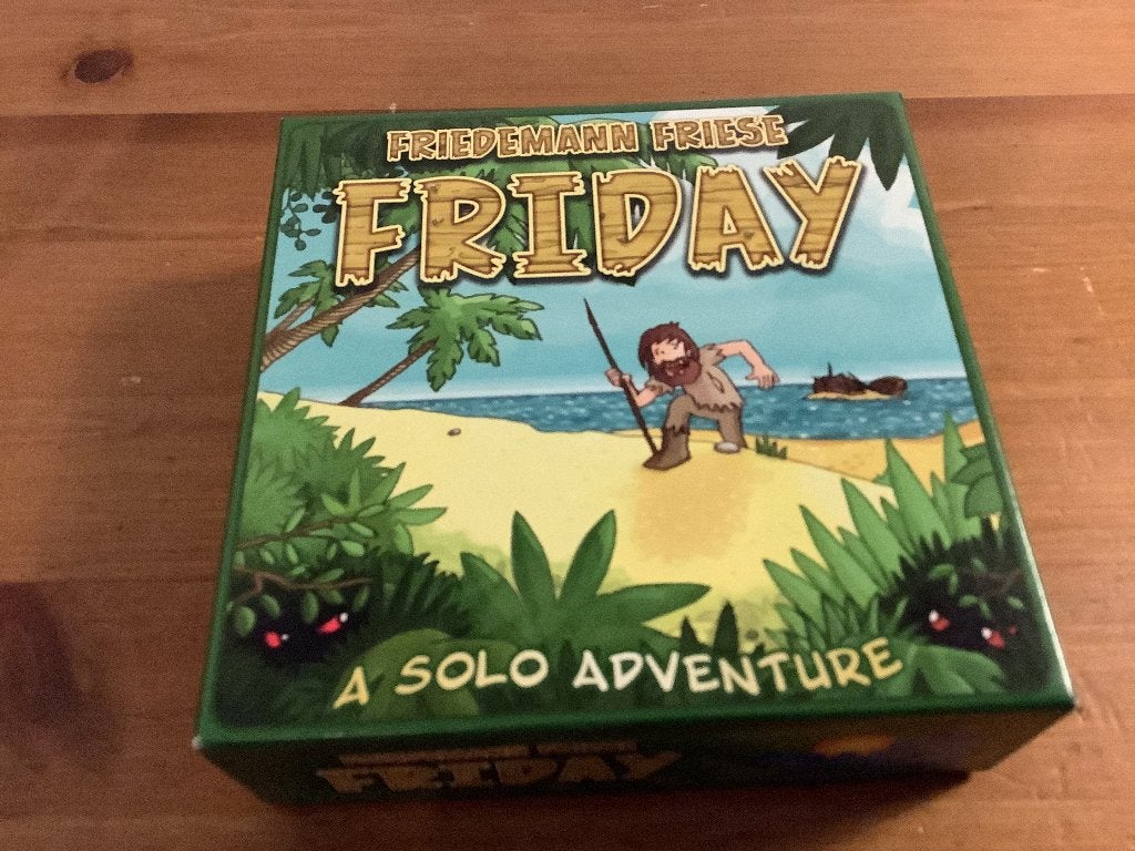 Friday, A solo adventure. kaartspel van 999 games. Engels, Hobby en Vrije tijd, Gezelschapsspellen | Kaartspellen, Een of twee spelers