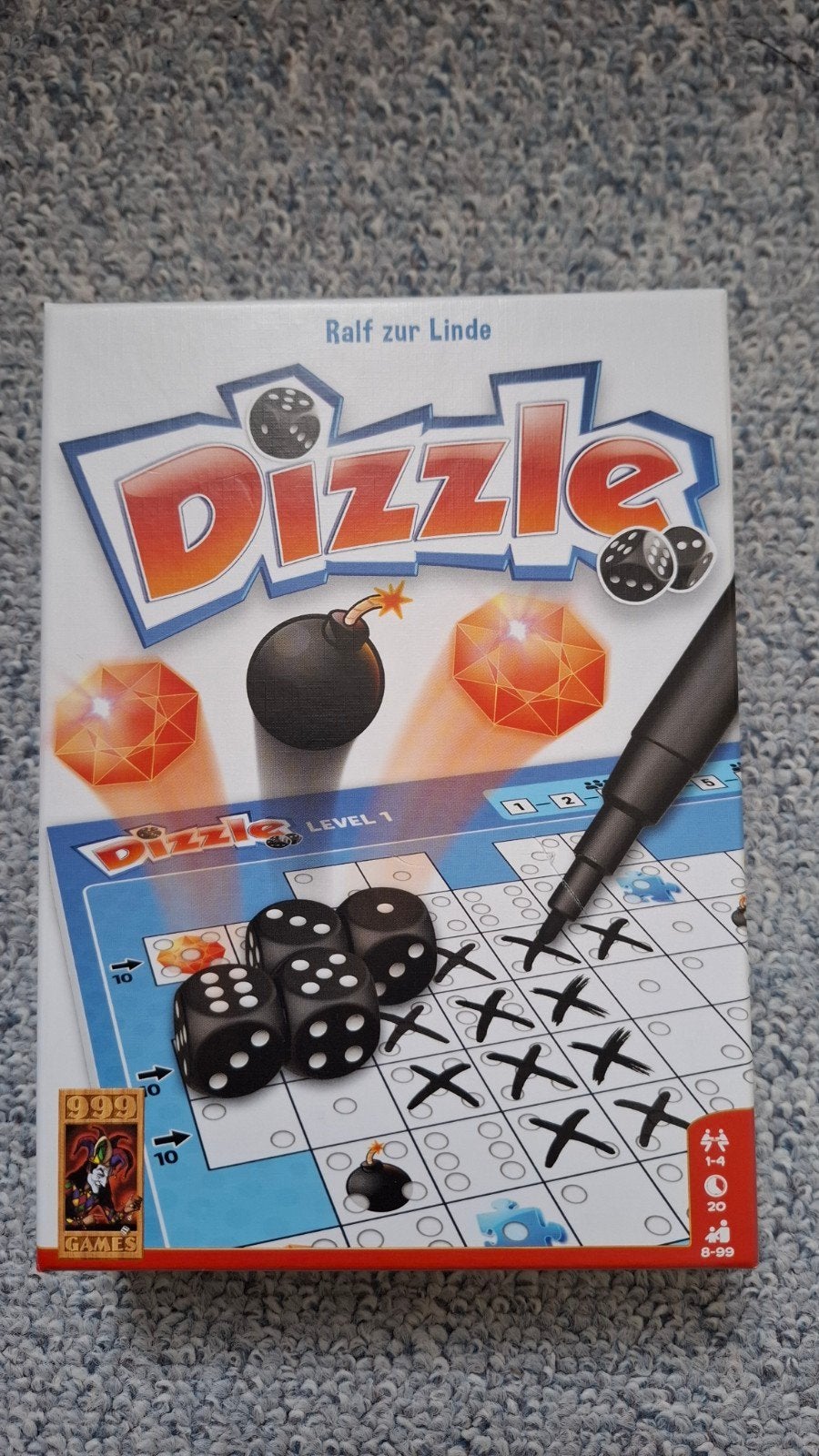Dizzle roll & write spel 999 games (NL), Ophalen of Verzenden