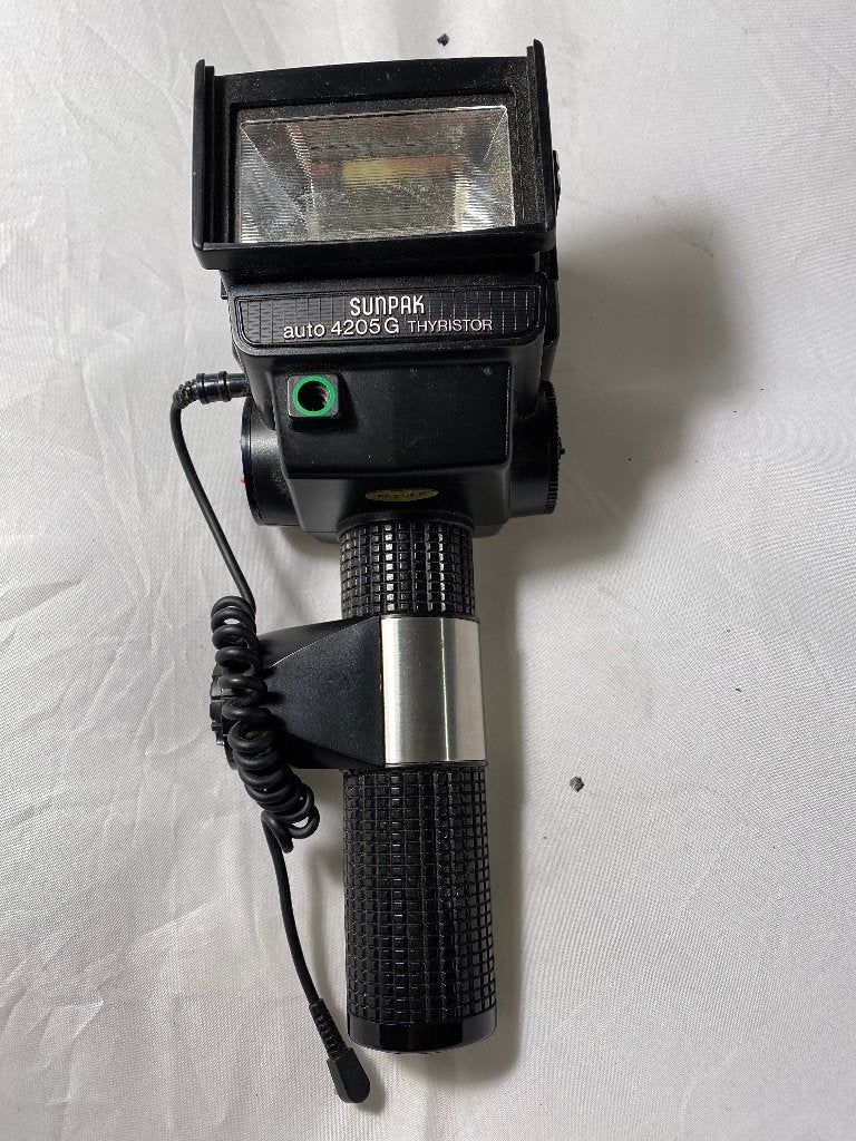 vintage flash sunpack auto 4205G thyristor flitser, Verzenden, Overige merken