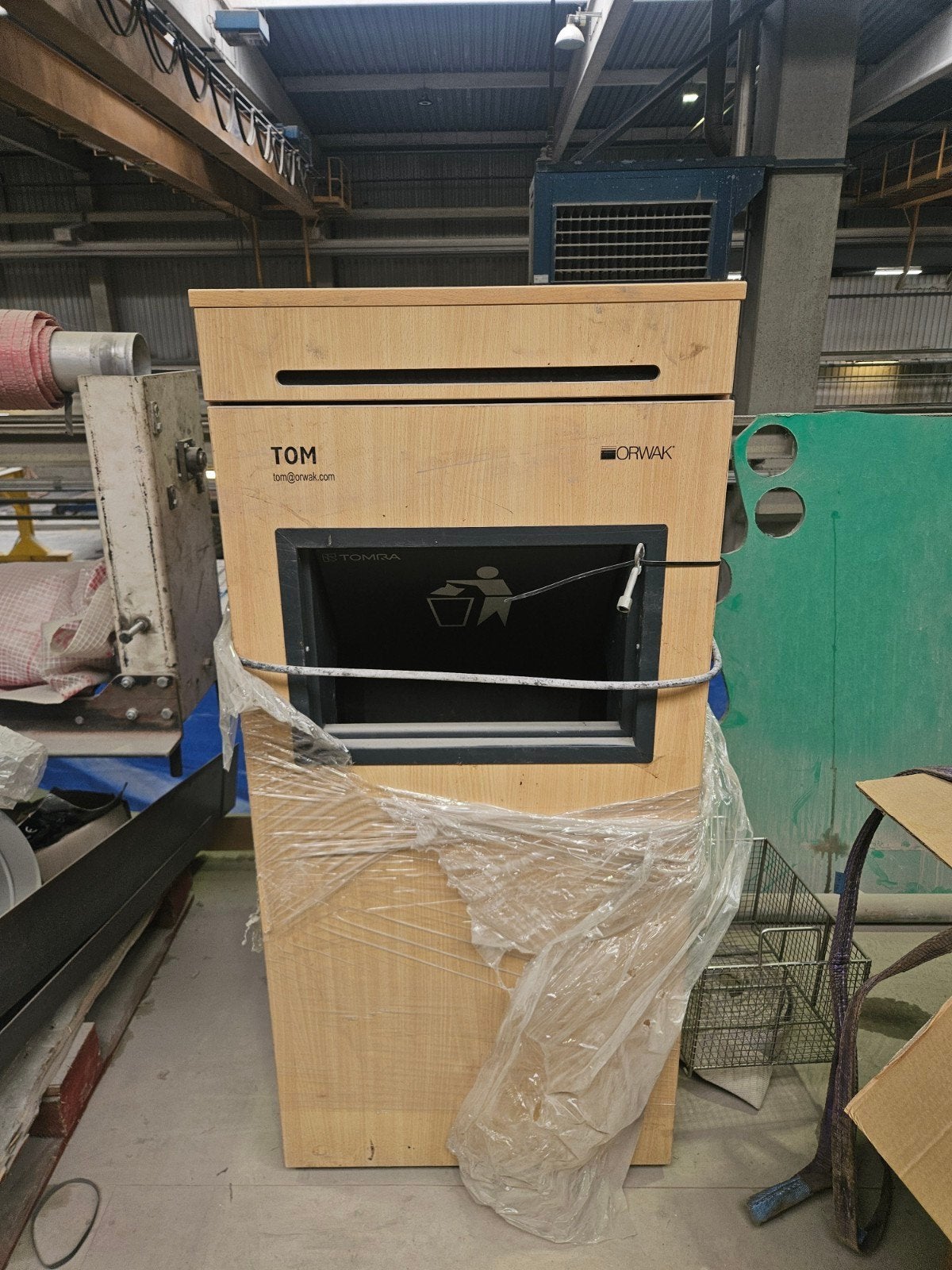 Orwak TOM 1040 afvalverdichter / compactor, Overige materialen, Overige typen, Ophalen of Verzenden, Zo goed als nieuw