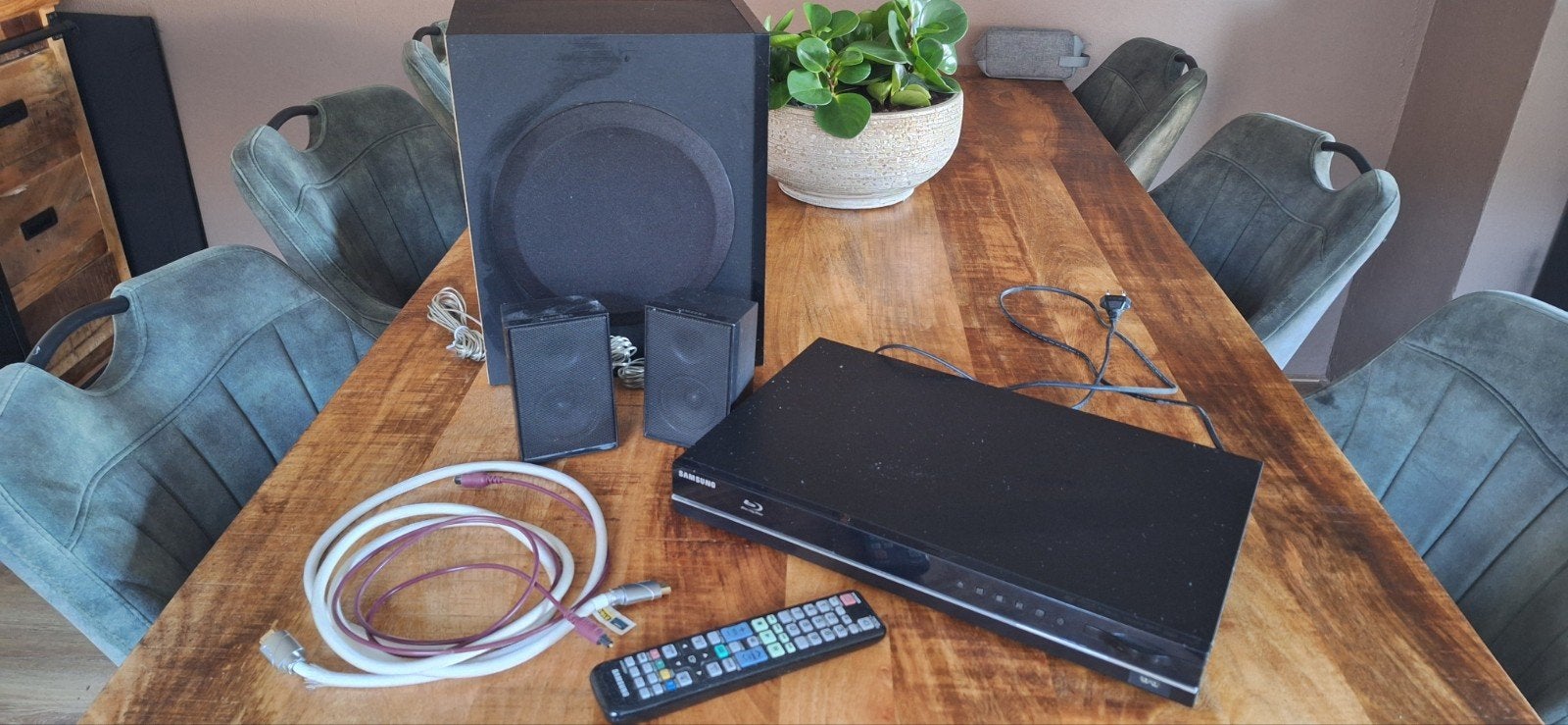 Samsung HT-D4200 Blu-ray Home Cinema Set met 2.1 Geluid, Overige merken, Gebruikt, 2.1-systeem, Blu-ray-speler