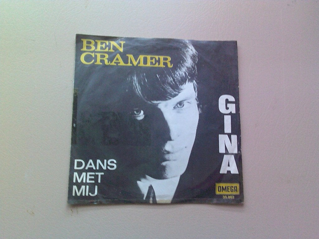 Ben Cramer - Gina / Dans Met Mij ( 1968 ), Gebruikt, 7 inch, Ophalen of Verzenden, Pop