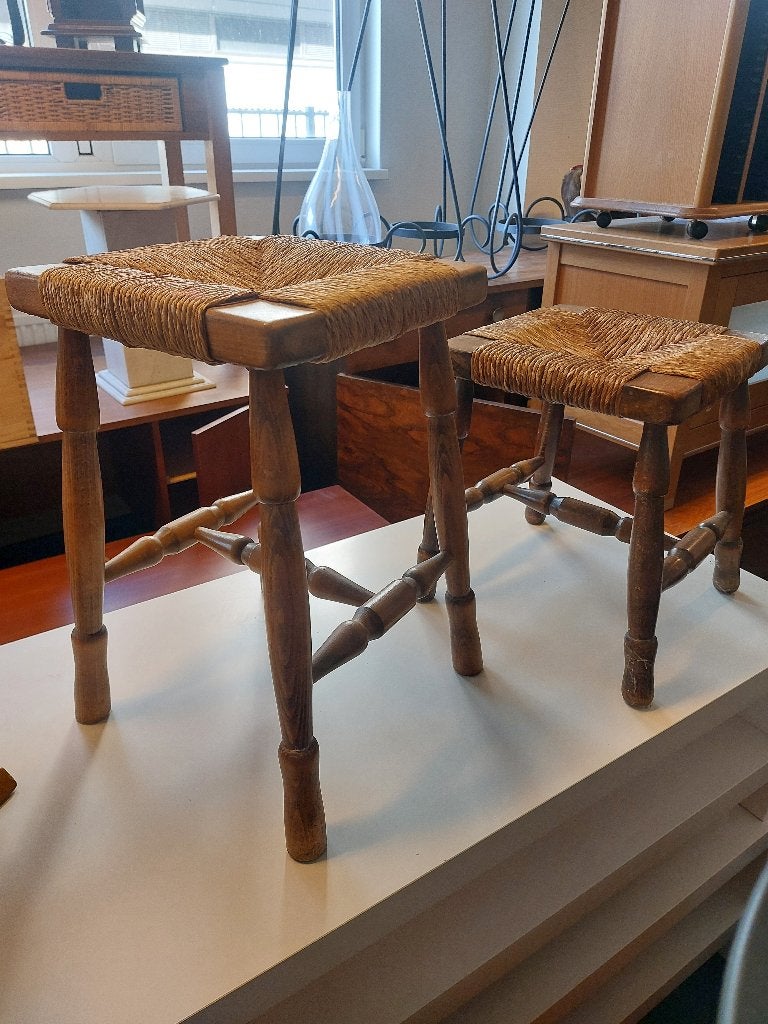 2 vintage krukjes ( 501180), Ophalen, Hout