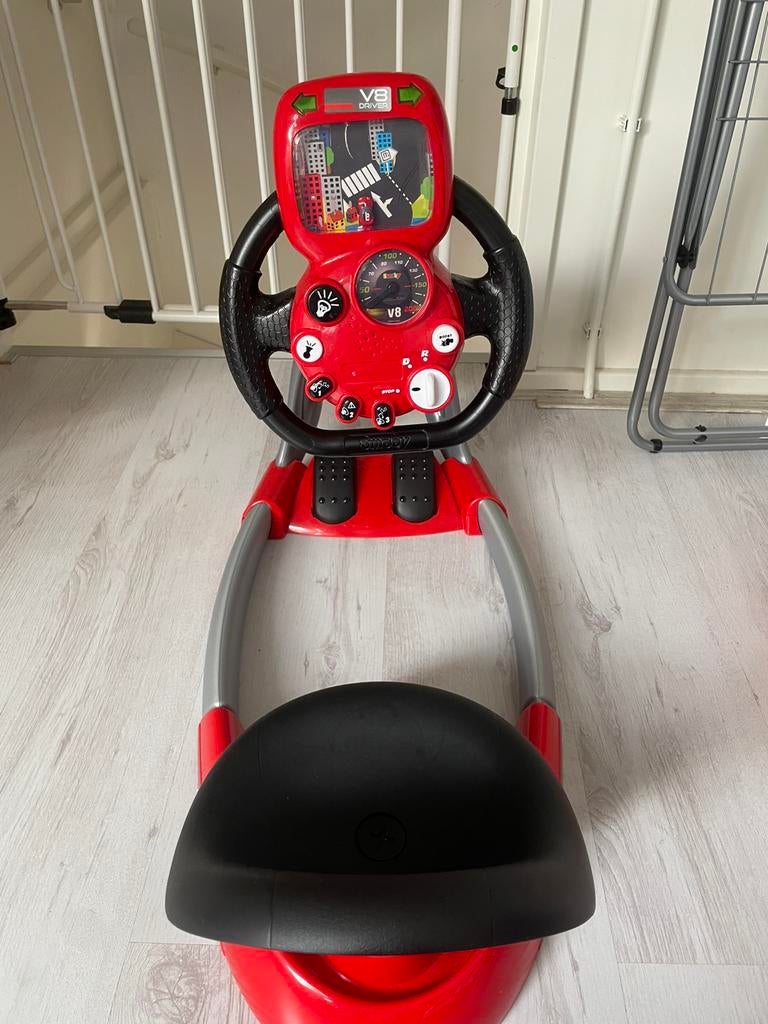 Smoby v8 rijsimulator, Ophalen of Verzenden, Zo goed als nieuw
