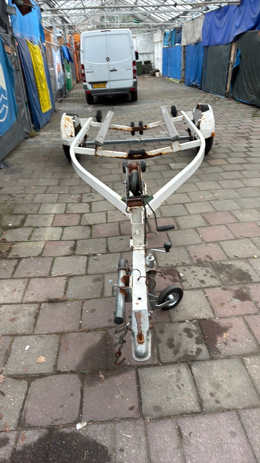 Stallingstrailer gebruikt om, Watersport en Boten, Ophalen, Minder dan 1500 kg, Gebruikt, 6 tot 9 meter