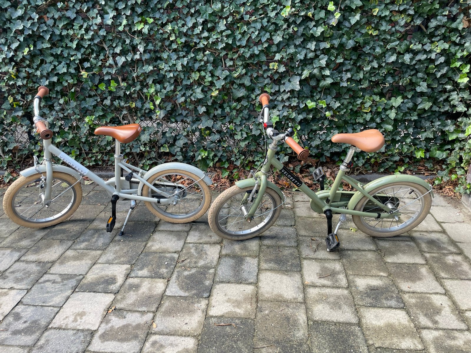 Veloretti kinderfiets - Lichtgroen, Ophalen, Gebruikt, Velgrem, 16 tot 20 inch